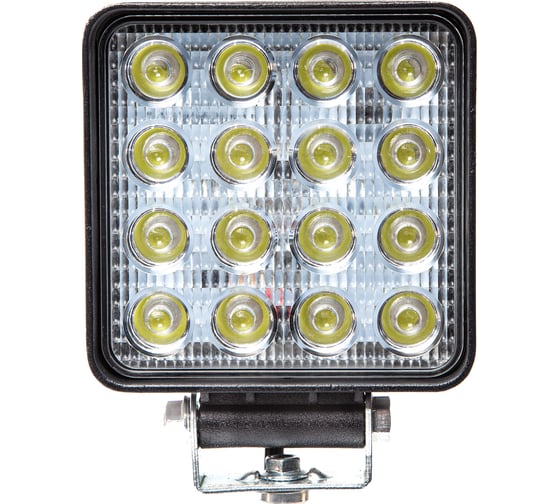 Фара рабочего света АВТОЭЛЕКТРИКА LED квадратная, 12/24В 09.1887