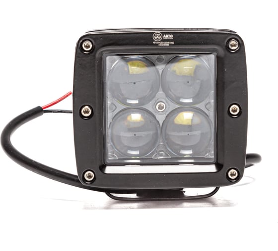 Фара рабочего света Автоэлектрика LED квадратная, направленный (дальний) свет 09.2056