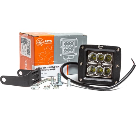 Фара рабочего света Автоэлектрика LED квадратная, рассеянный (ближний) свет 09.2057