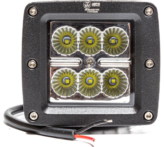 Фара рабочего света Автоэлектрика LED квадратная, рассеянный (ближний) свет 09.2057