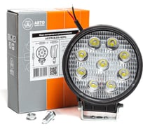 Фара рабочего света Автоэлектрика LED круглая, рассеянный (ближний) свет 09.1876