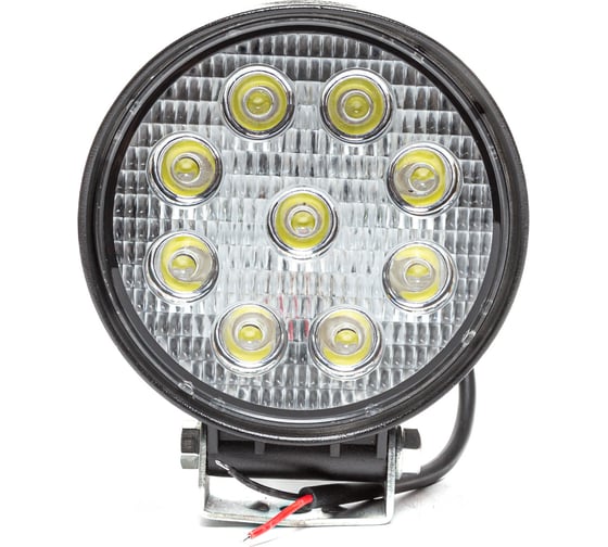Фара рабочего света Автоэлектрика LED круглая, рассеянный (ближний) свет 09.1878