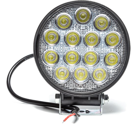 Фара рабочего света Автоэлектрика LED круглая, рассеянный (ближний) свет 09.1888