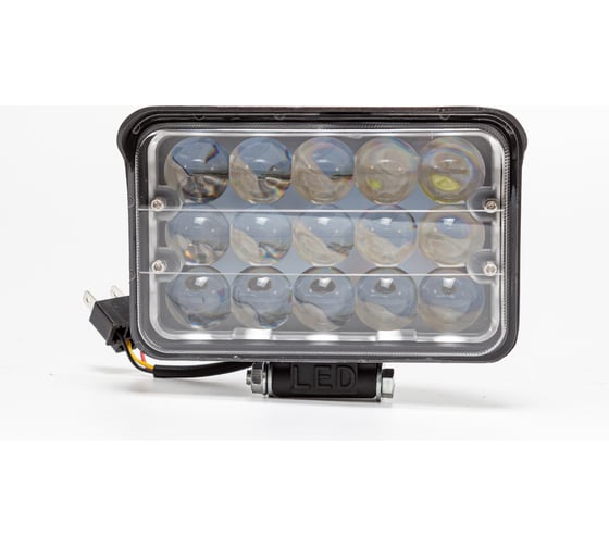 Фара рабочего света Автоэлектрика LED прямоугольная, направленный (дальний) свет 09.2063