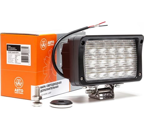 Фара рабочего света Автоэлектрика LED прямоугольная, рассеянный (ближний) 09.2064