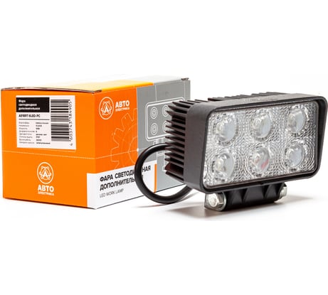 Фара рабочего света Автоэлектрика LED прямоугольная, рассеянный (ближний) свет 09.1941