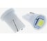Светодиодная автолампа TORSO T10 W5W, габарит, 12 В, 1 SMD-5050, 2 шт., свет белый 1059201 1