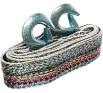 Буксировочный трос-лента TORSO 5 т, 4 м, 2 крюка 7152128