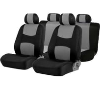 Авточехлы TORSO Premium универсальные, 9 предметов, чёрно-серый AV-3 2997980