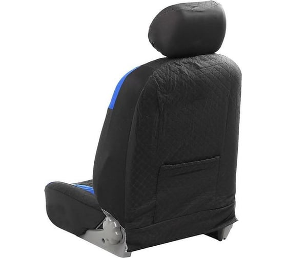 Авточехлы TORSO Premium универсальные, 9 предметов, чёрно-синий AV-15 2997992