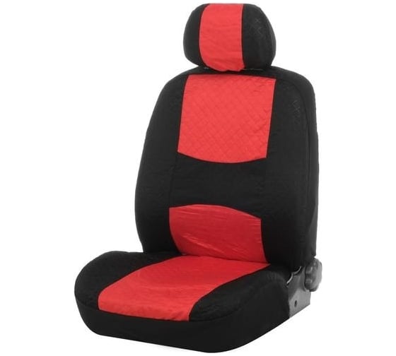 Авточехлы TORSO Premium универсальные, 9 предметов, чёрно-красный AV-5 2997982