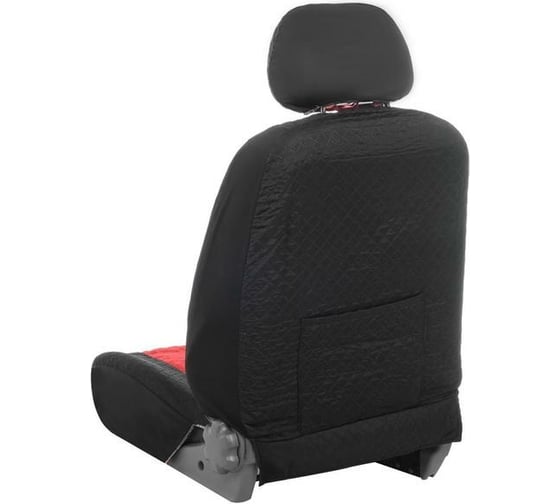 Авточехлы TORSO Premium универсальные, 9 предметов, чёрно-красный AV-5 2997982