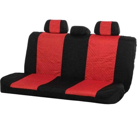Авточехлы TORSO Premium универсальные, 9 предметов, чёрно-красный AV-5 2997982