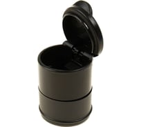 Пепельница для авто с крышкой TORSO 10х7 см, черный 859780