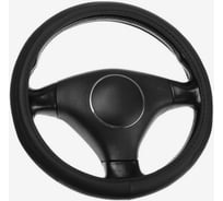 Оплётка TORSO кожа PU, узор, размер 38 см, черный 4583483