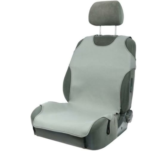 Чехол-майка на переднее сиденье TORSO, цвет серый, набор 2 шт. 5444715 1