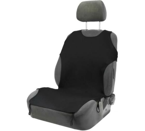 Чехол-майка на переднее сиденье TORSO цвет черный, набор 2 шт. 5444714 1