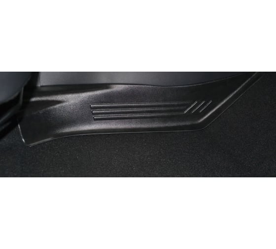 Тоннельные накладки на ковролин PT Group для RENAULT Kaptur 2016-19 ABS, 2 шт. 07040403 RKA111703