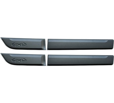 Накладки на двери (молдинги) PT Group для RENAULT Duster 2021-, ABS 4 шт. RDU-21-110803.22