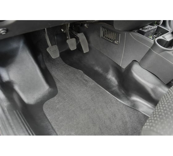 Накладки на ковролин PT Group для LADA Granta 2011- передние, ABS 2 шт. 01900402 LGR111701