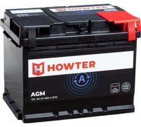 Аккумулятор Howter AGM 60R 680A 242x175x190 464478