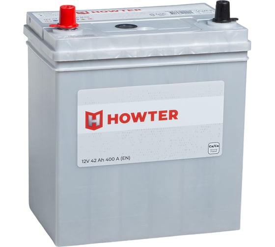 Аккумулятор HOWTER ASIA NS40 42L 400A 187x127x220 464485