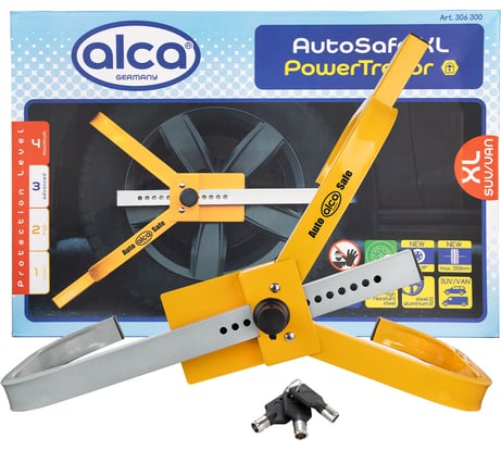 Расширяемый блокировщик колес Alca XL Сейф 306300