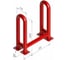 Защита шкафа Parallax ПК тип 1, 875x750 мм, красная 611RD875750-ZCH 2