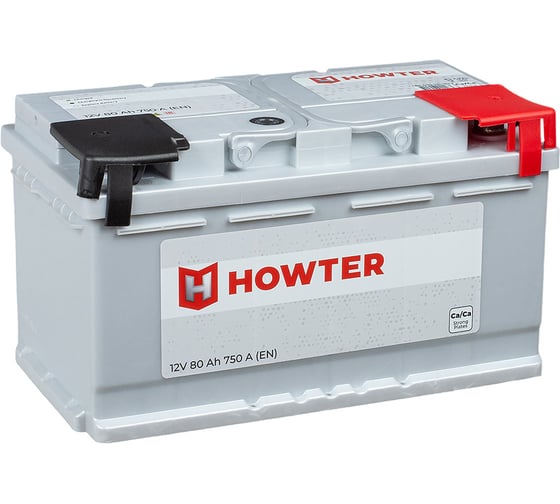 Аккумулятор Howter 80R 750A 315x175x190 464483