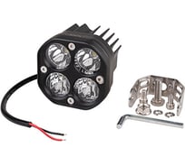 Светодиодная фара SKYWAY OFF ROAD 78х78х65мм квадратная 12V/30V 20W 6000К, 4 диода COMBO S07201124