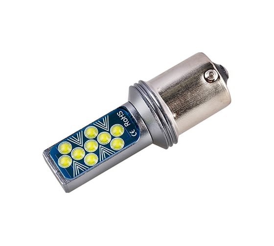 Автолампа SKYWAY диод S25 (P21W) 12V 18 COB диодов BA15s, 1-конт. белая S08201530