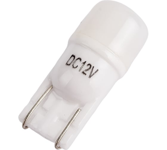 Автолампа SKYWAY диод T10 (W5W) 12V 3 SMD диодов, без цоколя 1-конт., белая в салон S08201507
