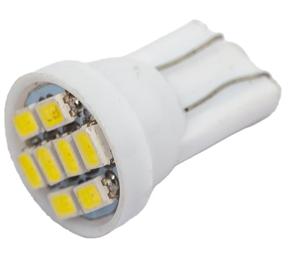 Автолампа SKYWAY диод, T10 (W5W), 12-24 В, 18 SMD диодов, 1-конт. S08202079
