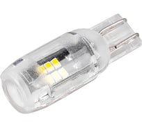 Автолампа SKYWAY диод T10 (W5W) 12V 15 SMD диодов, без цоколя 1-конт белая S08201484