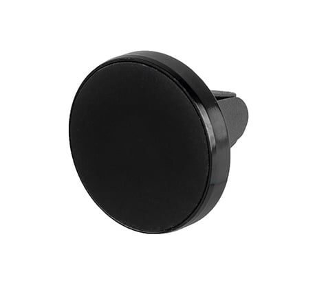 Магнитный держатель телефона SKYWAY на дефлектор, круглый металлический корпус S00303015