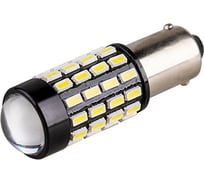Автолампа SKYWAY диод T8,5 (T4W) 12-24V 54SMD диод BA9s, 1-конт. белая, габариты S08202083