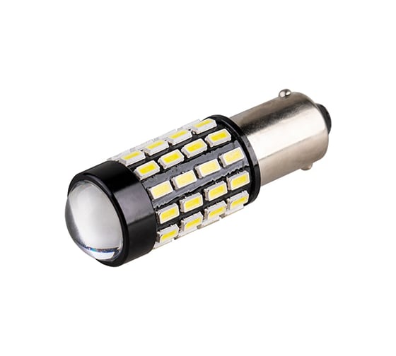 Автолампа SKYWAY диод T8,5 (T4W) 12-24V 54SMD диод BA9s, 1-конт. белая, габариты S08202083