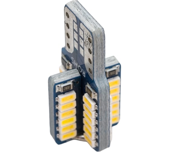 Автолампа SKYWAY диод T10 (W5W) 12V 48 SMD диодов 1-конт белая, 2 шт. S08201482