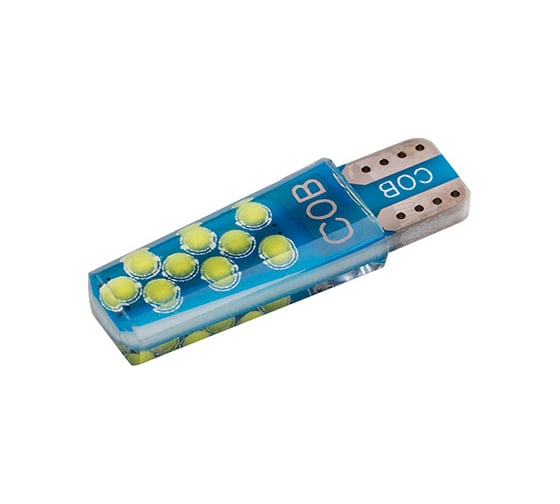 Автолампа SKYWAY диод, T10 (W5W) 12V 18 COB без цоколя 1-конт Белая комп.2 шт габ/стоп/салон/номер S08201514