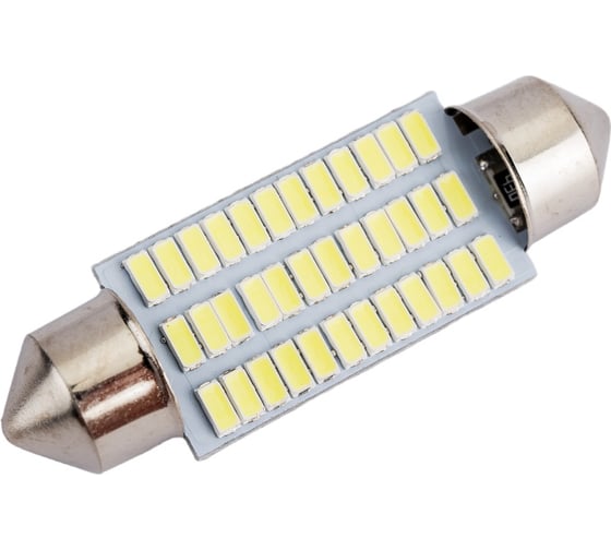 Автолампа SKYWAY диод T11(C5W) 12V 36SMD диодов 1-конт. 39мм, белая салон S08201496