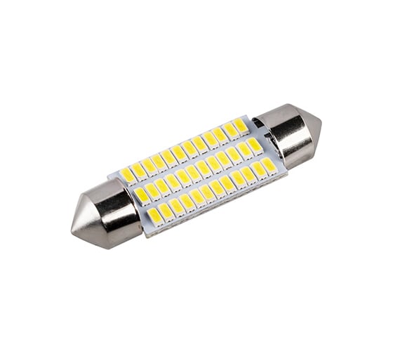 Автолампа SKYWAY диод T11(C5W) 12V 36SMD диодов 1-конт. 39мм, белая салон S08201496