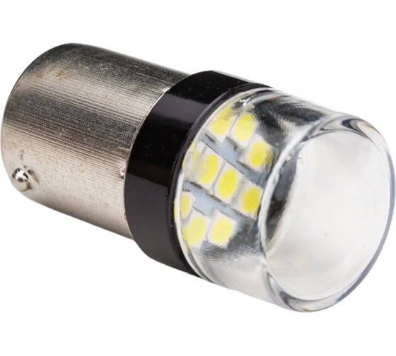 Автолампа SKYWAY диод, S25 (P21W), 12 В, 10 SMD диодов, BA15s, 1-конт., белая S08201527