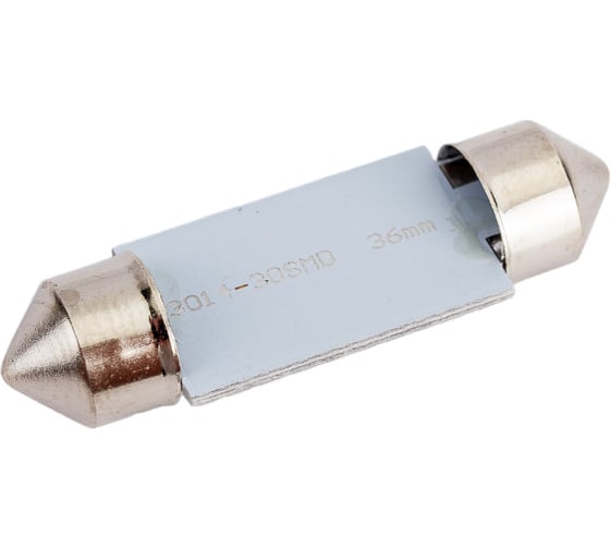 Автолампа SKYWAY диод T11(C5W) 12V 30SMD диодов 1-конт 36мм, белая салон S08201495