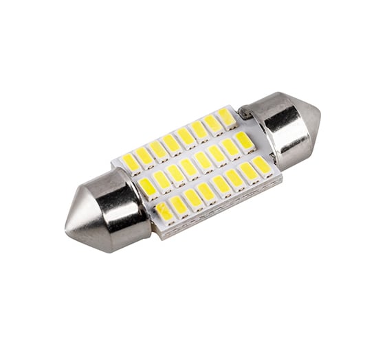Автолампа SKYWAY диод T11(C5W) 12V 24SMD диодов 1-конт. 31мм, белая салон S08201494