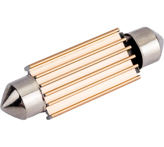 Автолампа SKYWAY диод T11(C5W) 12V 27SMD диодов 1-конт 41мм, белая салон S08201488