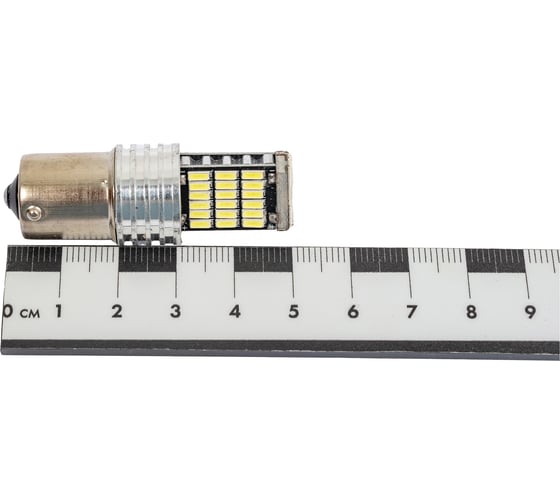 Автолампа SKYWAY диод S25 (P21W) 12V 45 SMD диодов 1-конт BA15s белая, 2 шт. S08201542