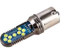 Автолампа SKYWAY диод, S25 (P21W), 12 В, 18 COB диодов, BA15s, 1-конт., белая S08201531