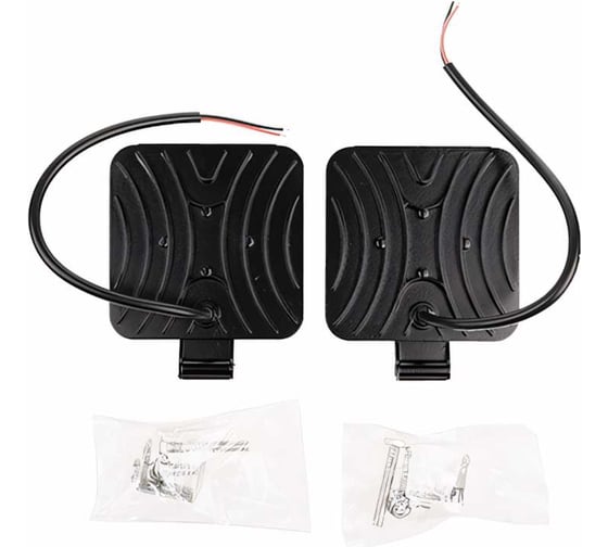 Светодиодная фара SKYWAY OFF ROAD 85х85х17мм, 48W 6000К 16 диодов, 2 шт. S07201094