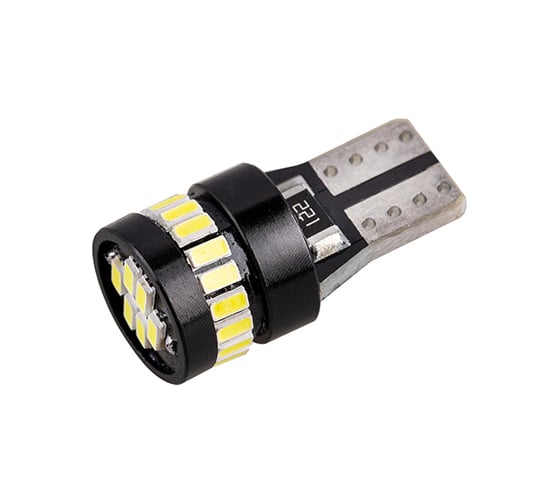 Автолампа SKYWAY диод, T10 (W5W), 12 В, 38 SMD диодов, без цоколя, 1-конт., белая S08201501