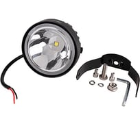 Светодиодная фара SKYWAY OFF ROAD 98х98х79мм, круглая 12V/30V 20W 6000К 1 диод, дальний S07201113